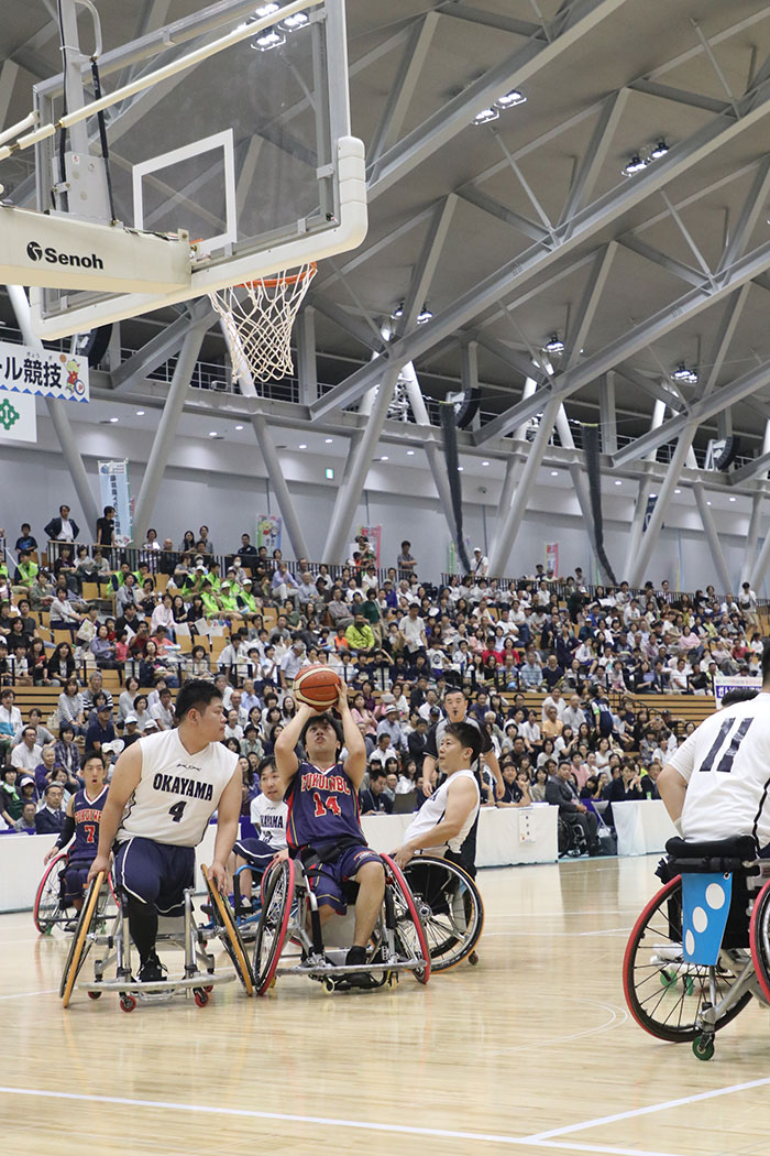 バスケットボールの様子